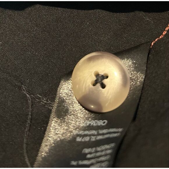 Maeve by Anthropologie The Colette Linen Blend Wide Leg Crop Pants Black Size 28 - Picture 4 of 4